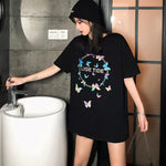 big reflective butterfly t shirt