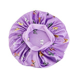 purple sleeper butterfly hat back view