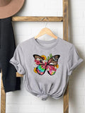 balloon illusion butterfly t shirt