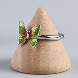 adjustable butterfly ring side view