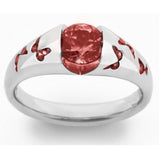 butterfly ring for girls red