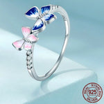 butterfly ring set vertical