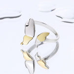 dainty butterfly ring jewelry