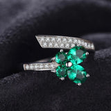 green butterfly ring jewelry