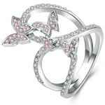 infinity butterfly ring jewelry