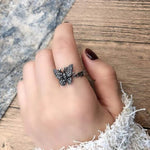 whimsical festival butterfly ring for women