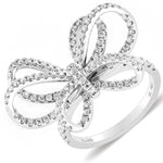 white gold butterfly ring